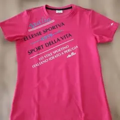 ellesse ピンク Tシャツ メッシュ