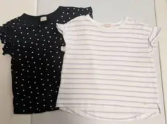 【美品】プティマイン プティプラTシャツ 2枚セット 110 サイズ