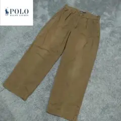 【神サイズ】ポロラルフローレン　90s 　チノパン　ツータック　Canada