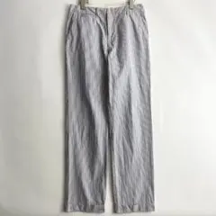 HAVERSACK (ic) ダブルスラックス ストライプパンツ ストレート Mのサムネイル