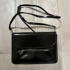 ZARA クラッチバッグ、黒