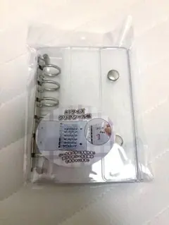 A7サイズ クリアバインダー　シルバー