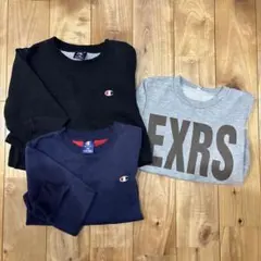 限定セール　3枚セット販売　Champion トレーナー 130cm