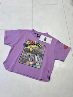 スターウォーズ DROIDS Tシャツ パープル R2-D2 C-3PO