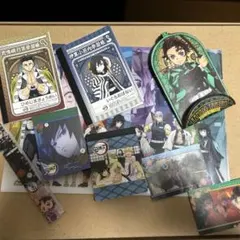 鬼滅の刃 まとめ売り 富岡義勇 炭治郎 メモ帳 クリアファイル ものさし 定規