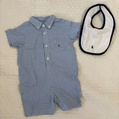 ラルフローレン Ralph Lauren 半袖ロンパース 70 スタイセット