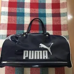 オールド.プーマ.レア物.ビンテージ.エナメル.バック