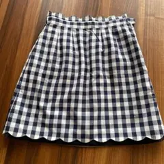 スカート　アプワイザーリッシェ　チェックスカート リバーシブル