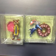 新品未開封　ズートピア　オーナメント　ディズニーストア　ニック　ジュディ　セット