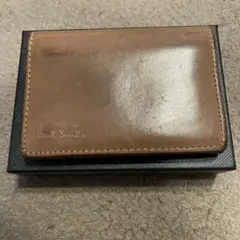 Paul Smith 名刺入れ ブラウン レザー　（箱無し