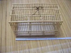 竹製 鳥かご 竹籠・画像で判断下さいのサムネイル