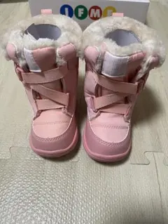新品　IFME 15.0cm ピンク ブーツ ファー付き