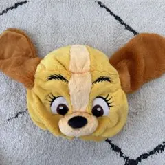 犬耳付きぬいぐるみ帽子 58cm