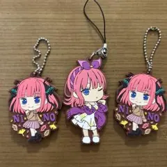 五等分の花嫁 中野二乃 中野三玖 ラバーストラップ 2種セット - メルカリ