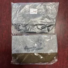 スヌーピー フェルトランチバッグ　2個セット