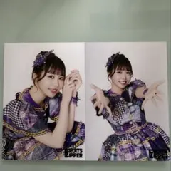 仲川瑠夏 生写真 2枚セット