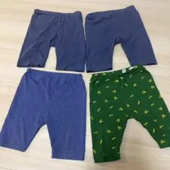 ユニクロ　レギンス　5分丈　ドライレギンス100 95 4枚セット