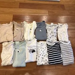 ベビー服 ロンパースセット 95cm以下　肌着　12枚セット
