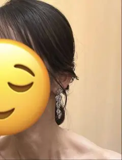 Bride me キュービックジルコニアイヤリング　シルバー