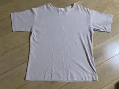 GLOBAL WORK メッシュ Tシャツ L ベージュ