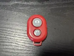 Bluetooth リモコンシャッター 無線 スマホ iPhone対応 赤レッドのサムネイル