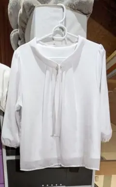 ボウタイブラウス（白）➕️おまけ付