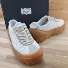 オニツカタイガー デレゲーション チャンク ホワイト/ガム 23cm