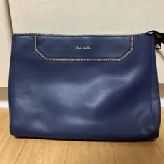 【美品】Paul Smith ネイビー ショルダーバッグ