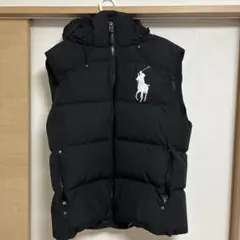 ポロラルフローレン ダウンベスト ビッグポニー flexwitme swag - メルカリ