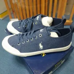 Polo Ralph Lauren ネイビー スニーカー 6