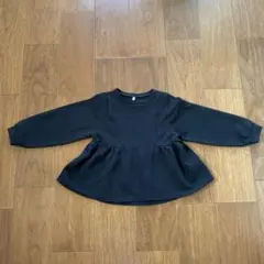 コカ　ブラック 長袖カットソー 120