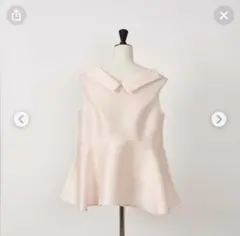 新品未使用！HEVE two charm blouse ピーチ ノースリーブ - メルカリ