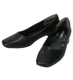 レディース 25cm パンプス（CLOSSHI） しまむら ブラック フォーマル