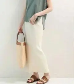 NOBLE トタンテレコロングスカート　38