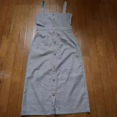 オゾック　チェック柄ワンピース　Sサイズ 9号
