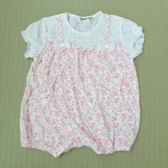 ★ゆっち様専用★花柄 ベビーロンパース 70cm