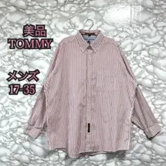 ㊸　TOMMY　トミー　メンズ　大き目シャツ　長袖