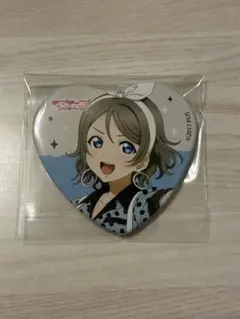 ラブライブ サンシャイン 渡辺曜 タワレコ ハート缶バッジ ラブライブ！ ハート型缶バッジ 渡辺曜 - メルカリ