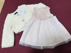 子供用ドレス　セット　ピンク　フォーマル　ボレロ　結婚式　お呼ばれ