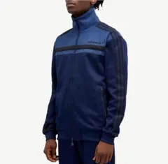 adidas プレミアム トラックトップ トラックジャケット インディゴブルー