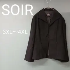 ♡東京ソワール SOIR フォーマルジャケット 17 黒 4L 大きいサイズ ♡のサムネイル