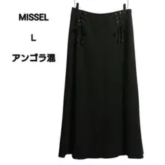 missel 黒 レースアップ L アンゴラ ロングフレアのサムネイル