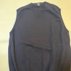 【専用】2点まとめユニクロ　ネイビー Vネック ニットベスト