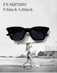FLEX FX-SQF2001 黒 サングラス