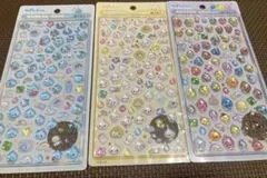 ボンボンドロップシール　しずくちゃんミニ3セット