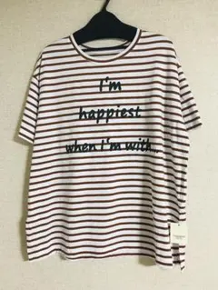 新品STRAWBERRY-FIELDSボーダーTシャツ
