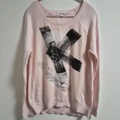 ​Calvin Klein ニットプルオーバー M ピンク 海外古着 ロンTのサムネイル