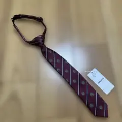 すみれ様専用☆コムサイズム　エンジ　ロイヤルクレスト柄ネクタイM