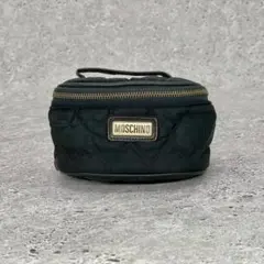 MOSCHINO モスキーノ ポーチ ナイロン キルティング ブラック 黒のサムネイル