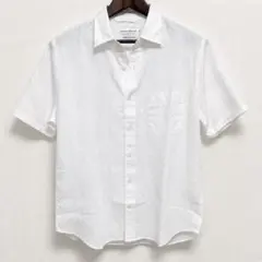 【新品】HOUSE OF BLUES フレンチリネン 半袖シャツ リネンシャツのサムネイル